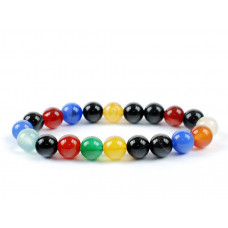 Multicolor Beads Bracelet 8 mm