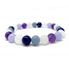 Peaceful Gemstone Beads Bracelet 8 mm