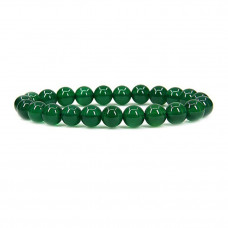 Green Jade Beads Bracelet 8 mm
