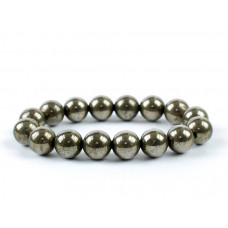 Pyrite Beads Bracelet 8 mm