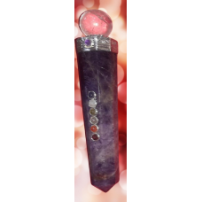 Amethyst Jumbo Crystal Sphere Healing Stick