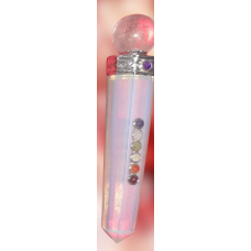 Opalite Jumbo Crystal Sphere Healing Stick