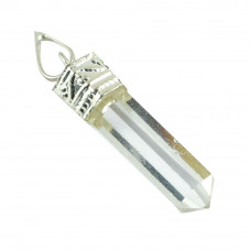 Clear Crystal Pencil Point Pendant