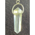 Clear Crystal Double Terminated Pencil Point Pendant