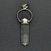 Clear Crystal Double Terminated Pencil Point Pendant
