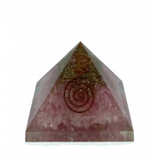 Rose Quartz Orgone Reiki Pyramid -2 Inch