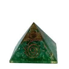 Moldavite Orgone Reiki Pyramid -2 Inch