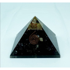 Black Tourmaline Orgone Reiki Pyramid -3 Inch