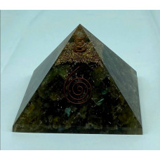 Labradorite Orgone Reiki Pyramid -3 Inch
