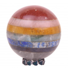 7-Chakra Gemstone Sphere/Ball