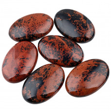 Mahogany Obsidian Thumb Worry Stone 30-40 mm