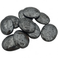 Hematite Palm Thumb Worry Stone 30-40 mm