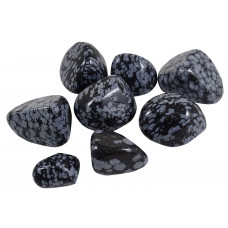 Snowflake Obsidian High Graded Tumbled Stone
