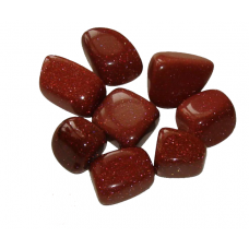 Red Goldstone High Graded Tumbled Stone