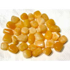 Yellow Aragonite Tumbled Stones